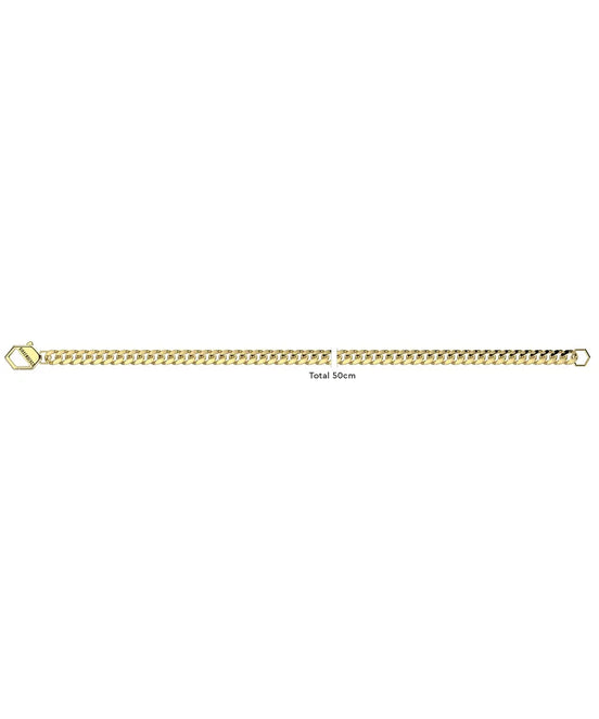 Bikkembergs - Collana in acciaio con diamanti