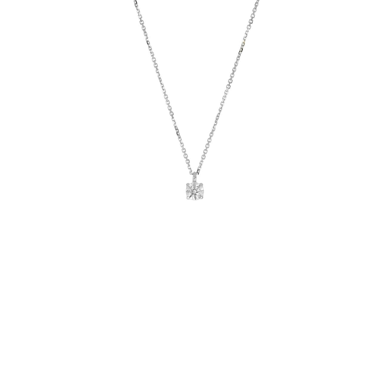 igold - Collana Punto Luce Quadrato in Oro 375% 9kt