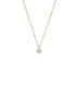 igold - Collana Punto Luce in Oro 375% 9kt con Zircone