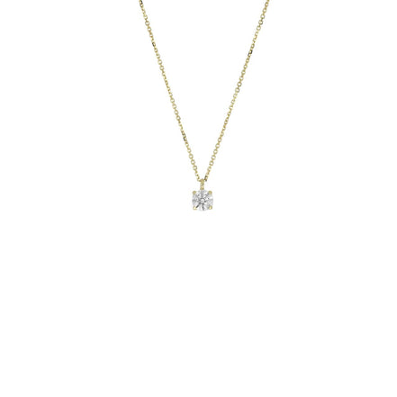 igold - Collana Punto Luce Quadrato in Oro 375% 9kt