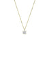 igold - Collana Punto Luce Quadrato in Oro 375% 9kt