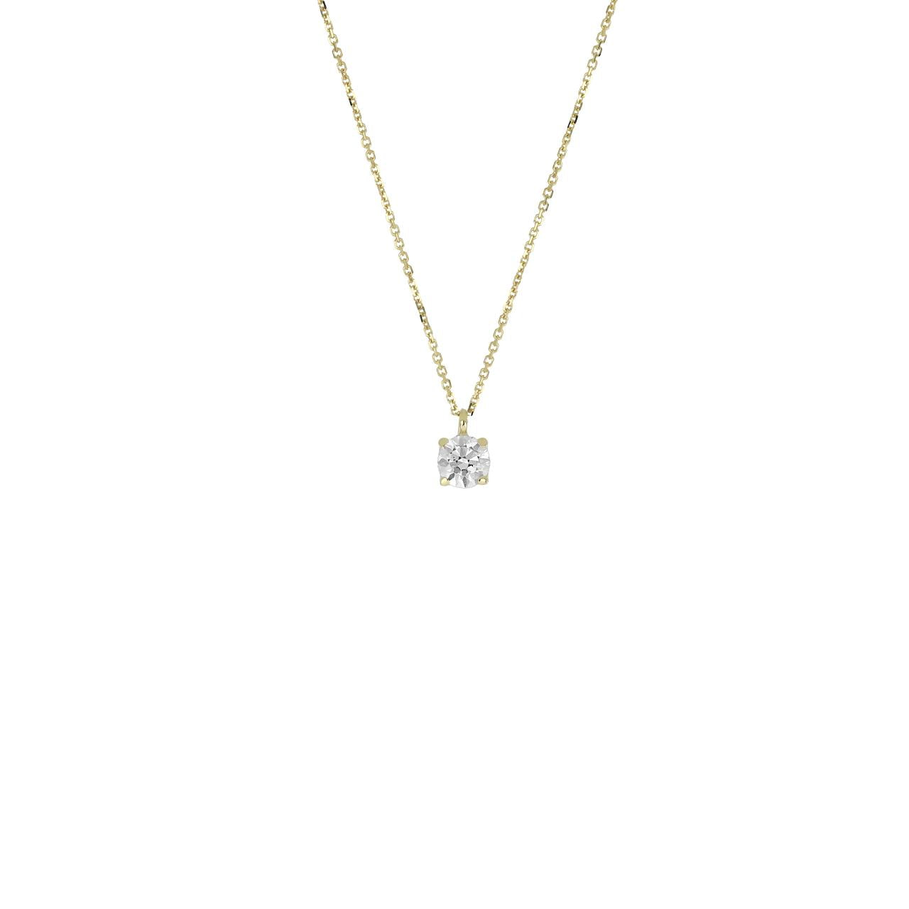 igold - Collana Punto Luce Quadrato in Oro 375% 9kt