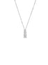 igold - Collana Punto Luce a Barretta Verticale in Oro 375% 9kt