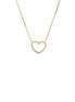 Collana Cuore Traforato in Oro 375% 9kt