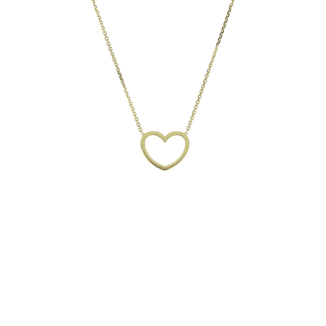 Collana Cuore Traforato in Oro 375% 9kt