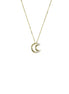 igold - Collana in Oro 375% 9kt con Luna Zirconata