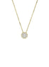 igold - Collana in Oro 375% 9kt con Fiore di Zirconi