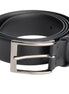 Cintura da uomo in pelle saffiano nero, Gerba. CG001B