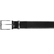 Cintura da uomo in pelle saffiano nero, Gerba. CG001B