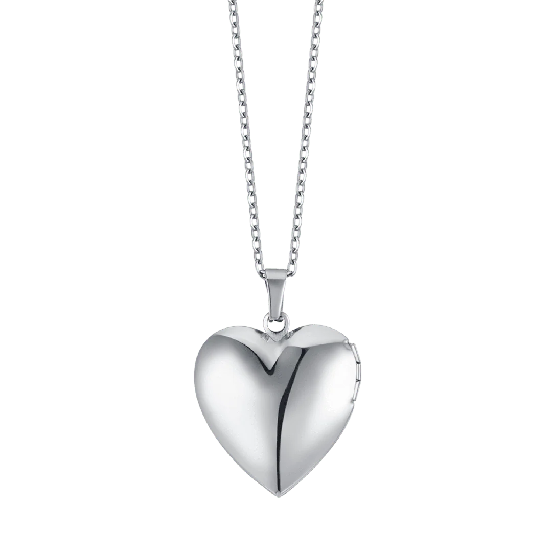 luca barra - COLLANA DONNA IN ACCIAIO CON CUORE