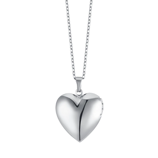 luca barra - COLLANA DONNA IN ACCIAIO CON CUORE