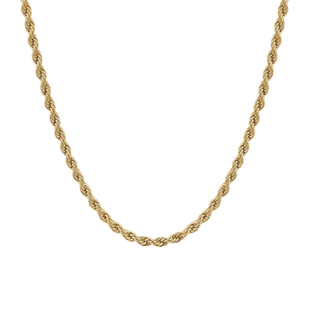 luca barra - COLLANA UOMO IN ACCIAIO IP GOLD