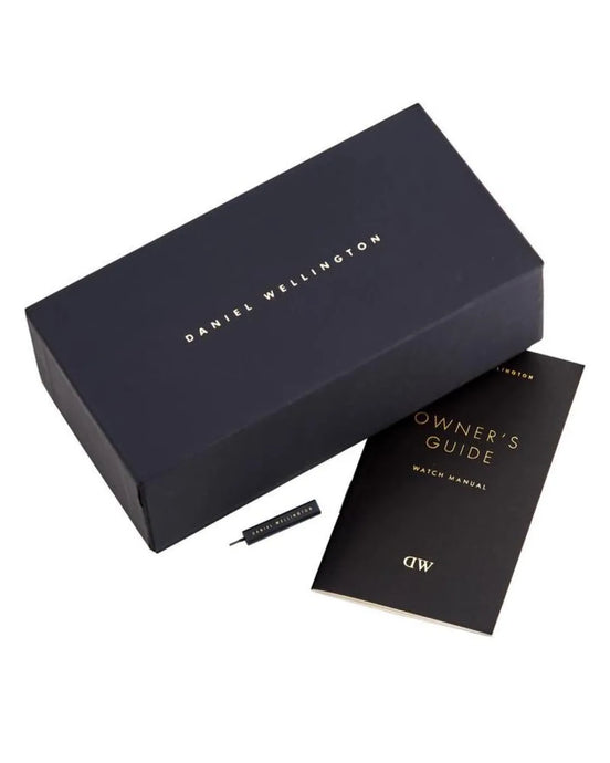 Daniel Wellington Quadro Pressed Melrose orologio donna gold/bianco 20x26 DW00100431