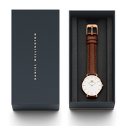 Daniel Wellington Classic Petite orologio 28mm donna pelle DW00100231