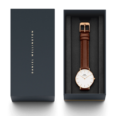 Daniel Wellington Classic Petite orologio 28mm donna pelle DW00100231