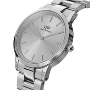Daniel Wellington Iconic Link Unitone orologio donna silver 28mm DW00100402