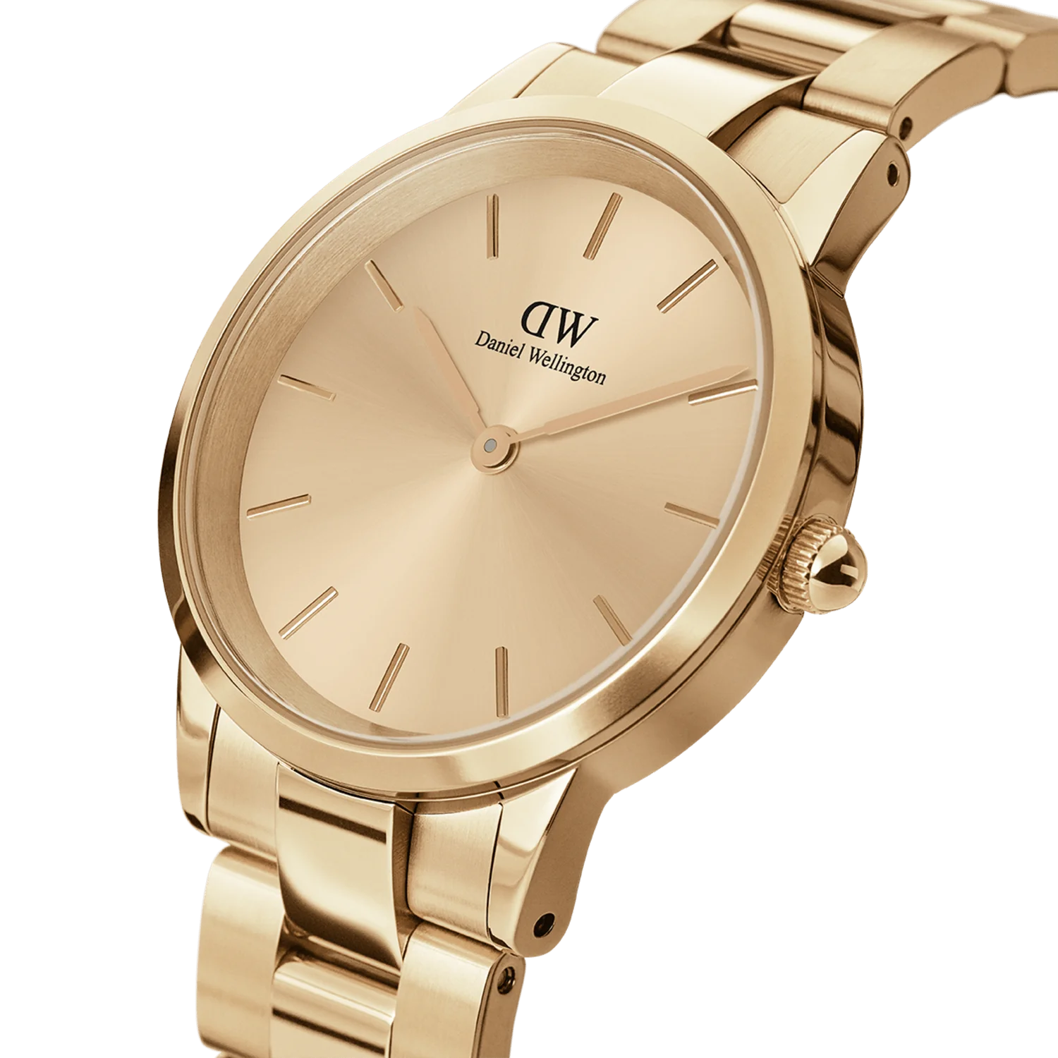 Daniel Wellington Iconic Link Unitone orologio donna gold 28mm DW00100403