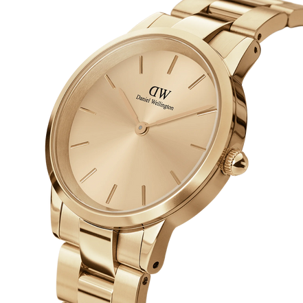 Daniel Wellington Iconic Link Unitone orologio donna gold 28mm DW00100403