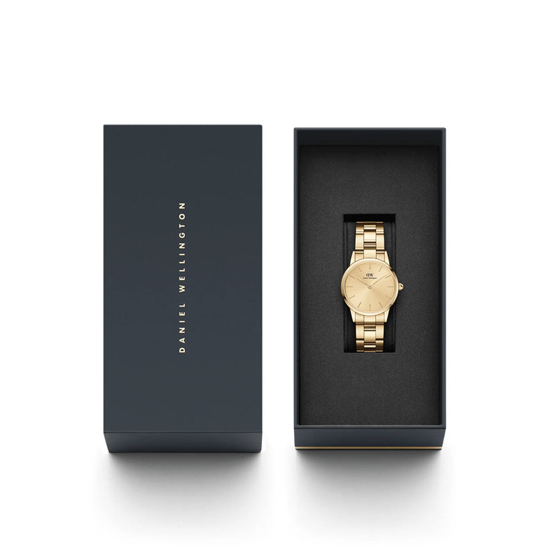 Daniel Wellington Iconic Link Unitone orologio donna gold 28mm DW00100403