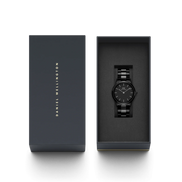 Daniel Wellington Iconic Link Ceramic orologio donna nero 28mm DW00100415