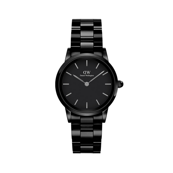Daniel Wellington Iconic Link Ceramic orologio donna nero 28mm DW00100415