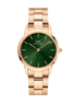 Daniel Wellington Iconic Link Emeradl orologio unisex gold/verde 36mm DW00100419