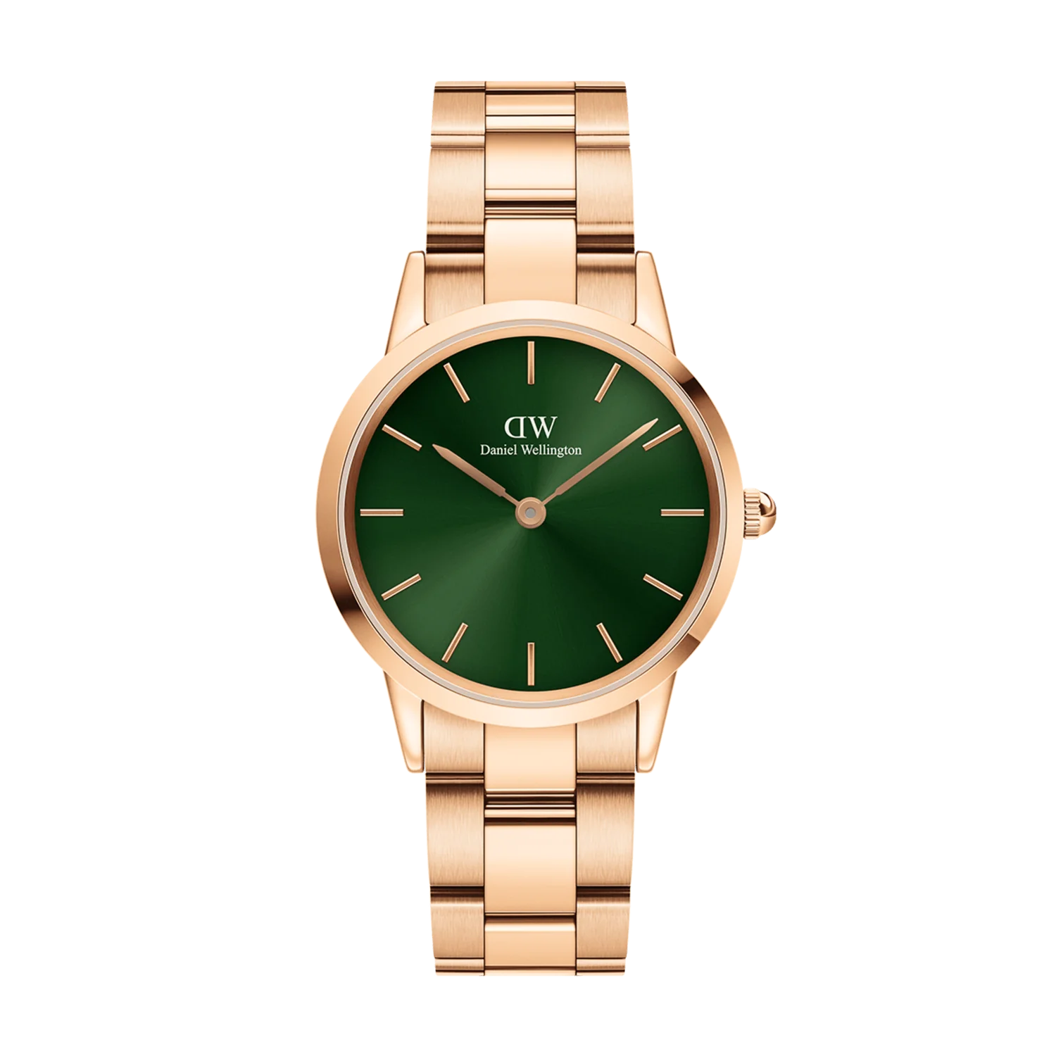 Daniel Wellington Iconic Link Emeradl orologio unisex gold/verde 36mm DW00100419