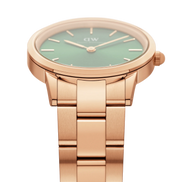 Daniel Wellington Iconic Link Emeradl orologio unisex gold/verde 36mm DW00100419