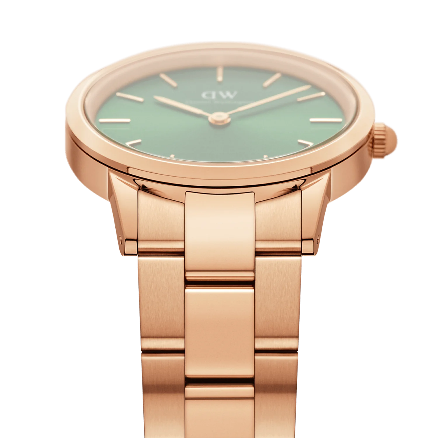 Daniel Wellington Iconic Link Emeradl orologio unisex gold/verde 36mm DW00100419