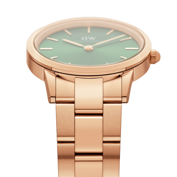 Daniel Wellington Iconic Link Emeradl orologio unisex gold/verde 36mm DW00100419