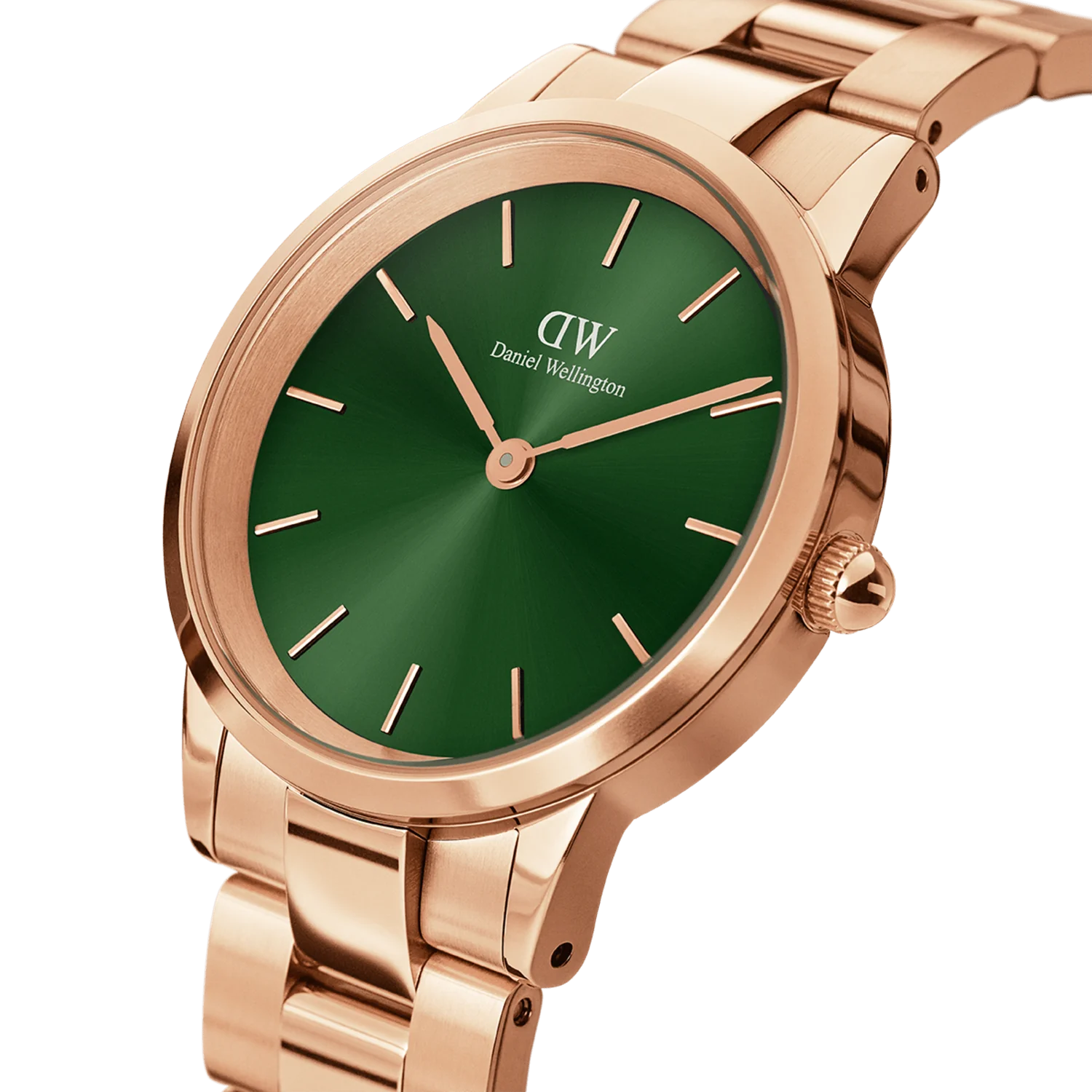 Daniel Wellington Iconic Link Emeradl orologio unisex gold/verde 36mm DW00100419