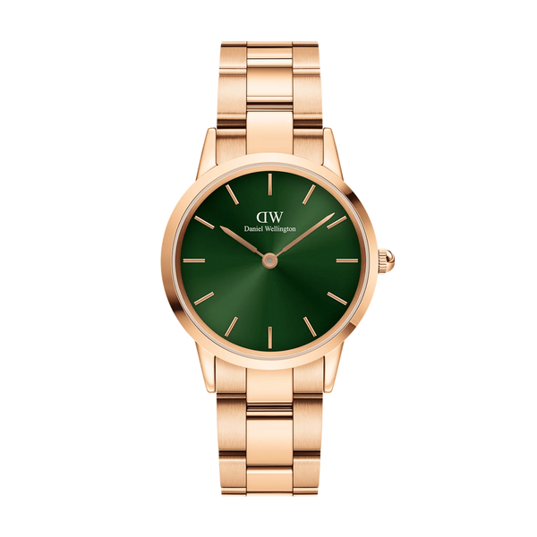 Daniel Wellington Iconic Link Emeradl orologio unisex gold/verde 36mm DW00100419