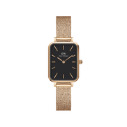 Daniel Wellington Quadro Pressed Melrose orologio donna gold/nero 20x26 DW00100432
