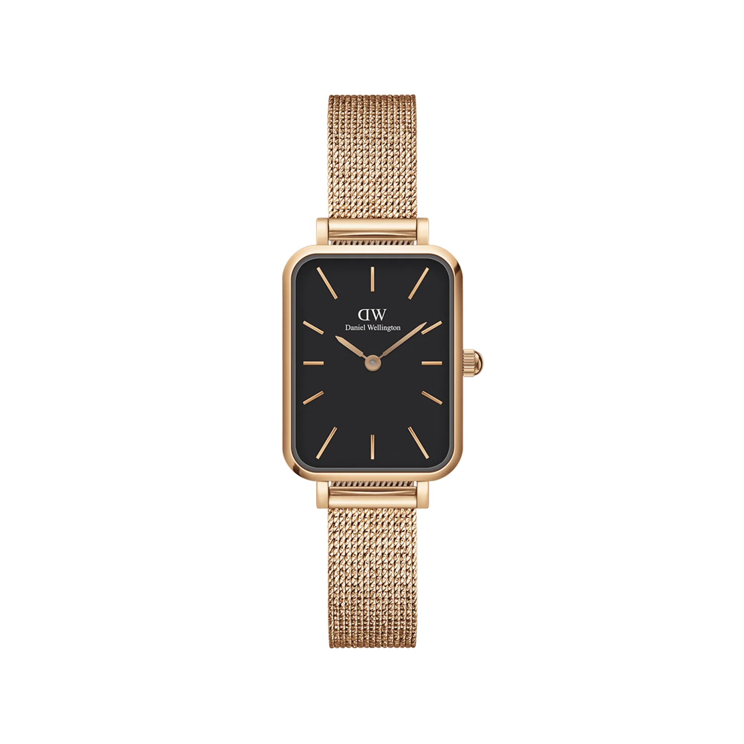 Daniel Wellington Quadro Pressed Melrose orologio donna gold/nero 20x26 DW00100432