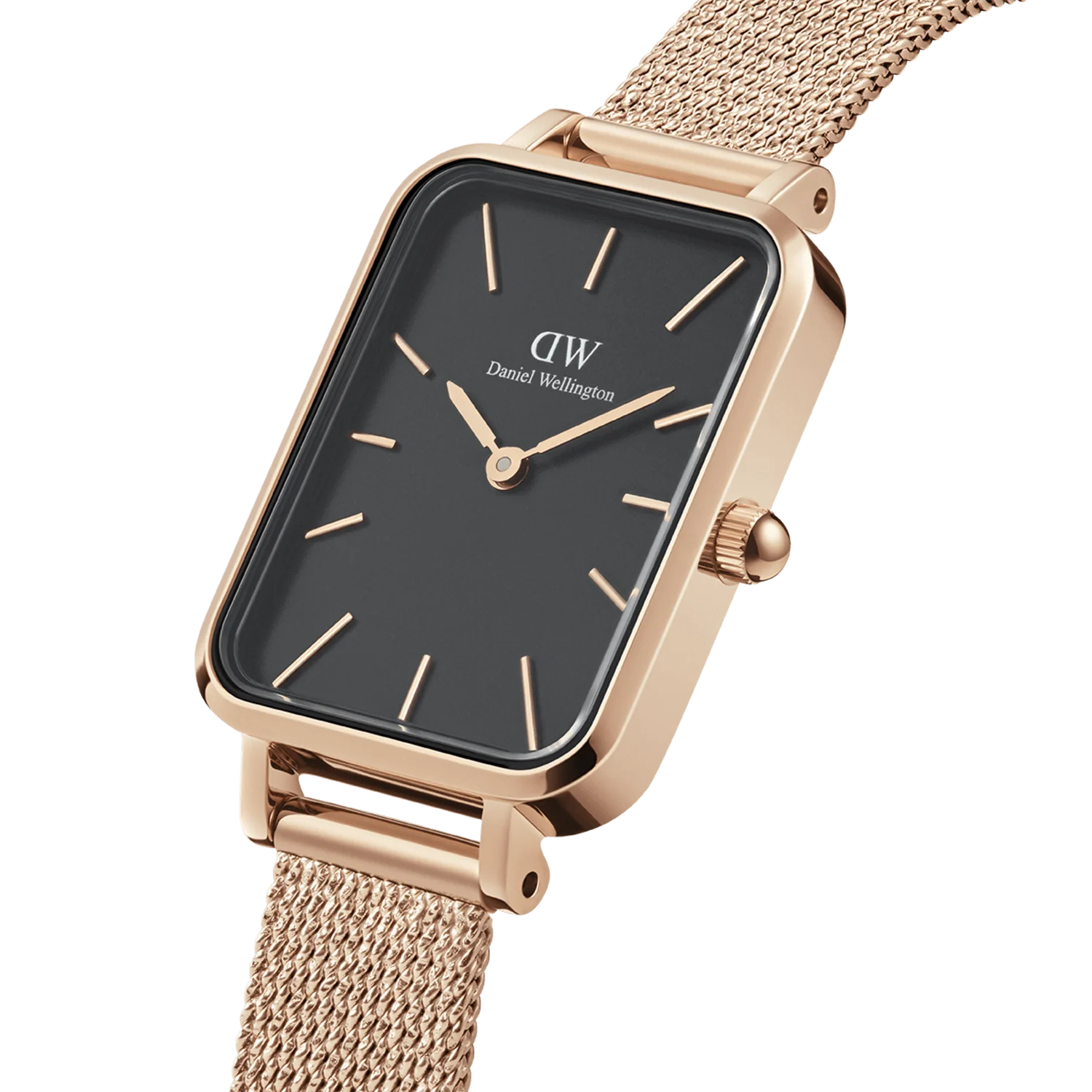 Daniel Wellington Quadro Pressed Melrose orologio donna gold/nero 20x26 DW00100432