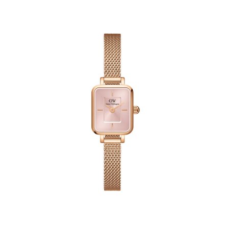 Orologio Daniel Wellington DW00100650 da Donna - Quadro Mini Melrose Rose Gold 15,4x18,2mm Rosa
