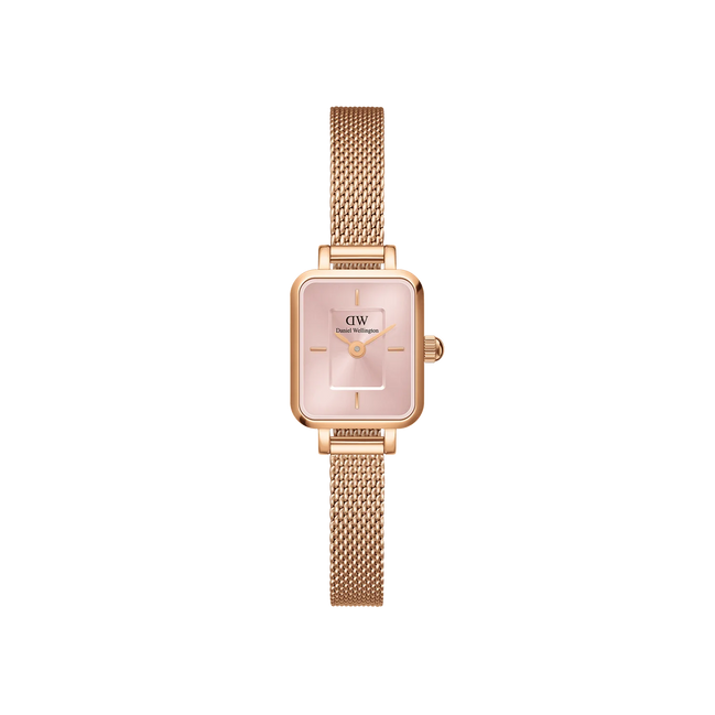 Orologio Daniel Wellington DW00100650 da Donna - Quadro Mini Melrose Rose Gold 15,4x18,2mm Rosa