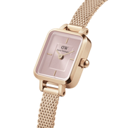 Orologio Daniel Wellington DW00100650 da Donna - Quadro Mini Melrose Rose Gold 15,4x18,2mm Rosa