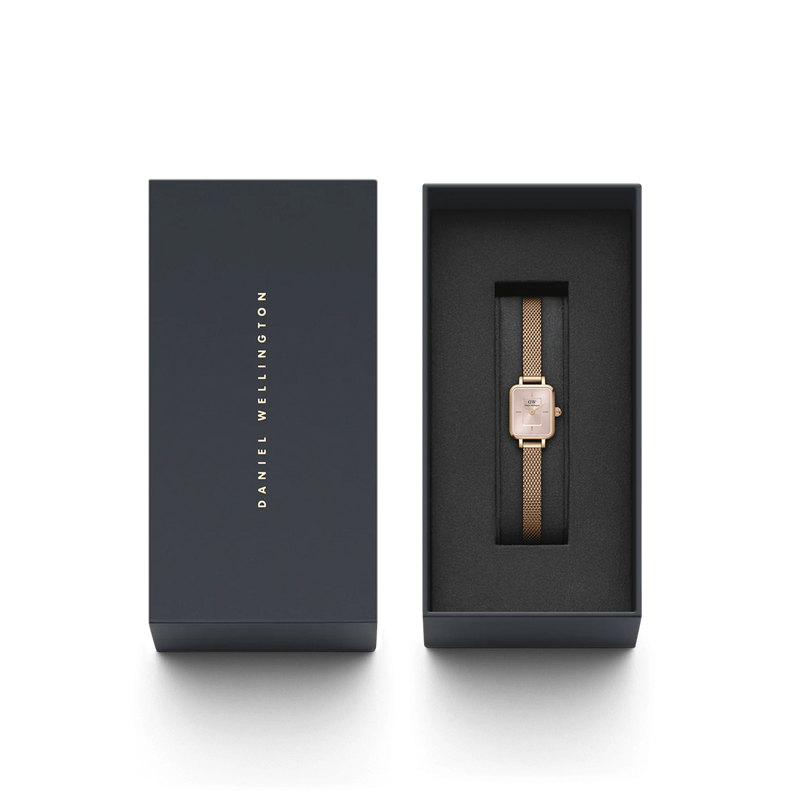 Orologio Daniel Wellington DW00100650 da Donna - Quadro Mini Melrose Rose Gold 15,4x18,2mm Rosa
