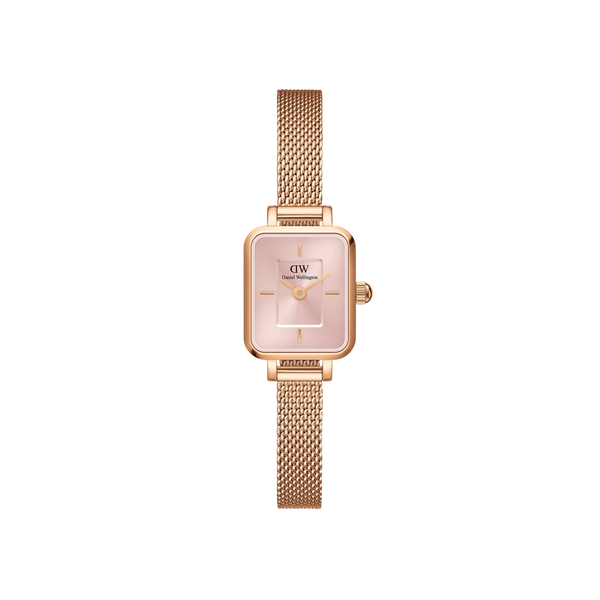 Orologio Daniel Wellington DW00100650 da Donna - Quadro Mini Melrose Rose Gold 15,4x18,2mm Rosa