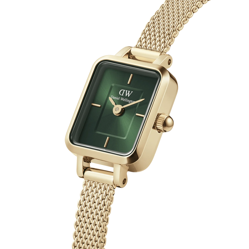 Orologio DANIEL WELLINGTON Quadro Mini Evergold Emerald DW00100653 Riferimento 7315030048568