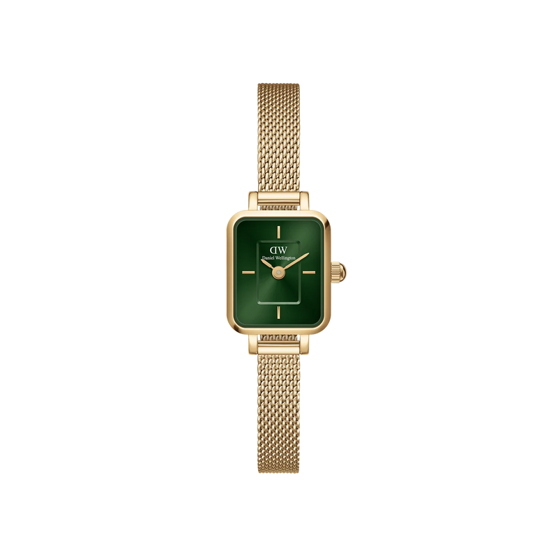 Orologio DANIEL WELLINGTON Quadro Mini Evergold Emerald DW00100653 Riferimento 7315030048568