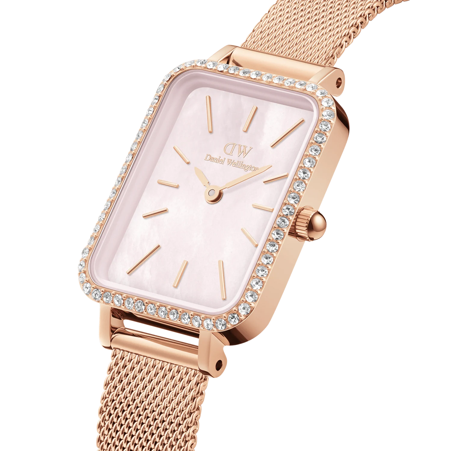 Orologio Daniel Wellington Quadro Bezel Pink Mop DW00100669