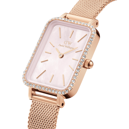 Orologio Daniel Wellington Quadro Bezel Pink Mop DW00100669