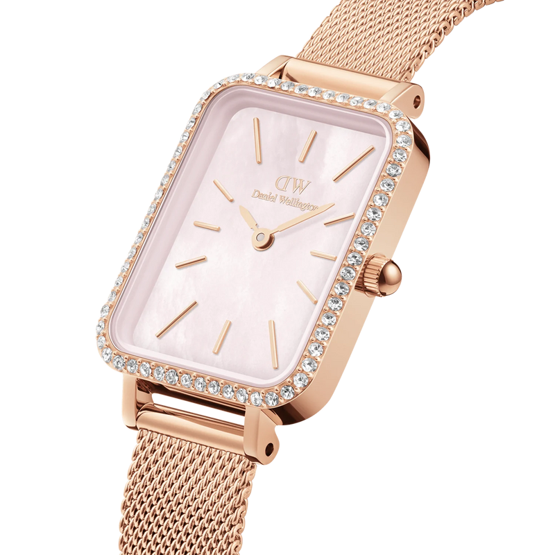 Orologio Daniel Wellington Quadro Bezel Pink Mop DW00100669