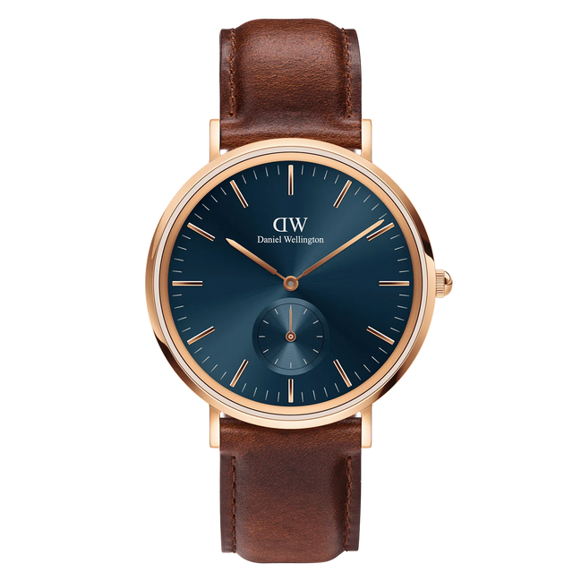 Orologio Daniel Wellington Multi-Eye St Mawes Arctic Solo Tempo Rose Gold 40mm Blu da Uomo DW00100708