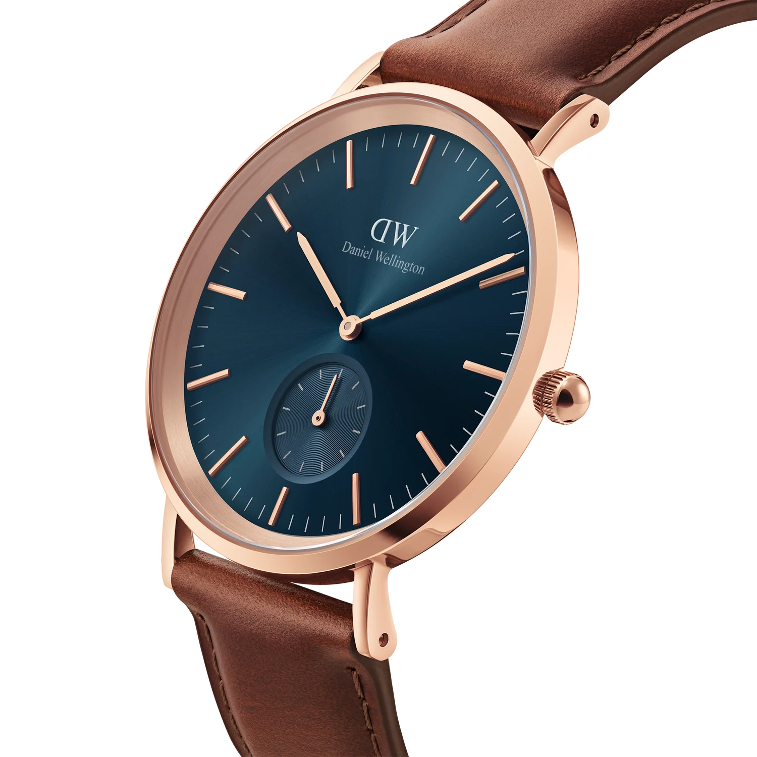 Orologio Daniel Wellington Multi-Eye St Mawes Arctic Solo Tempo Rose Gold 40mm Blu da Uomo DW00100708