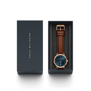 Orologio Daniel Wellington Multi-Eye St Mawes Arctic Solo Tempo Rose Gold 40mm Blu da Uomo DW00100708