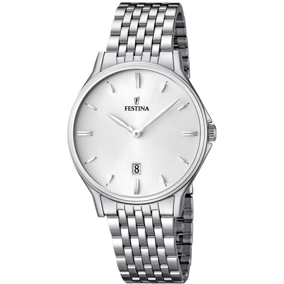 Festina Classics orologio silver uomo F16744/2