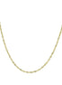 igold - Collana in oro giallo 375% 9 kt a maglia diamantata